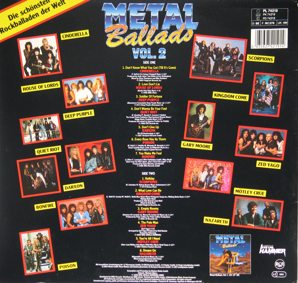 High Resolution #2 Photo METAL BALLADS - VOL 2 